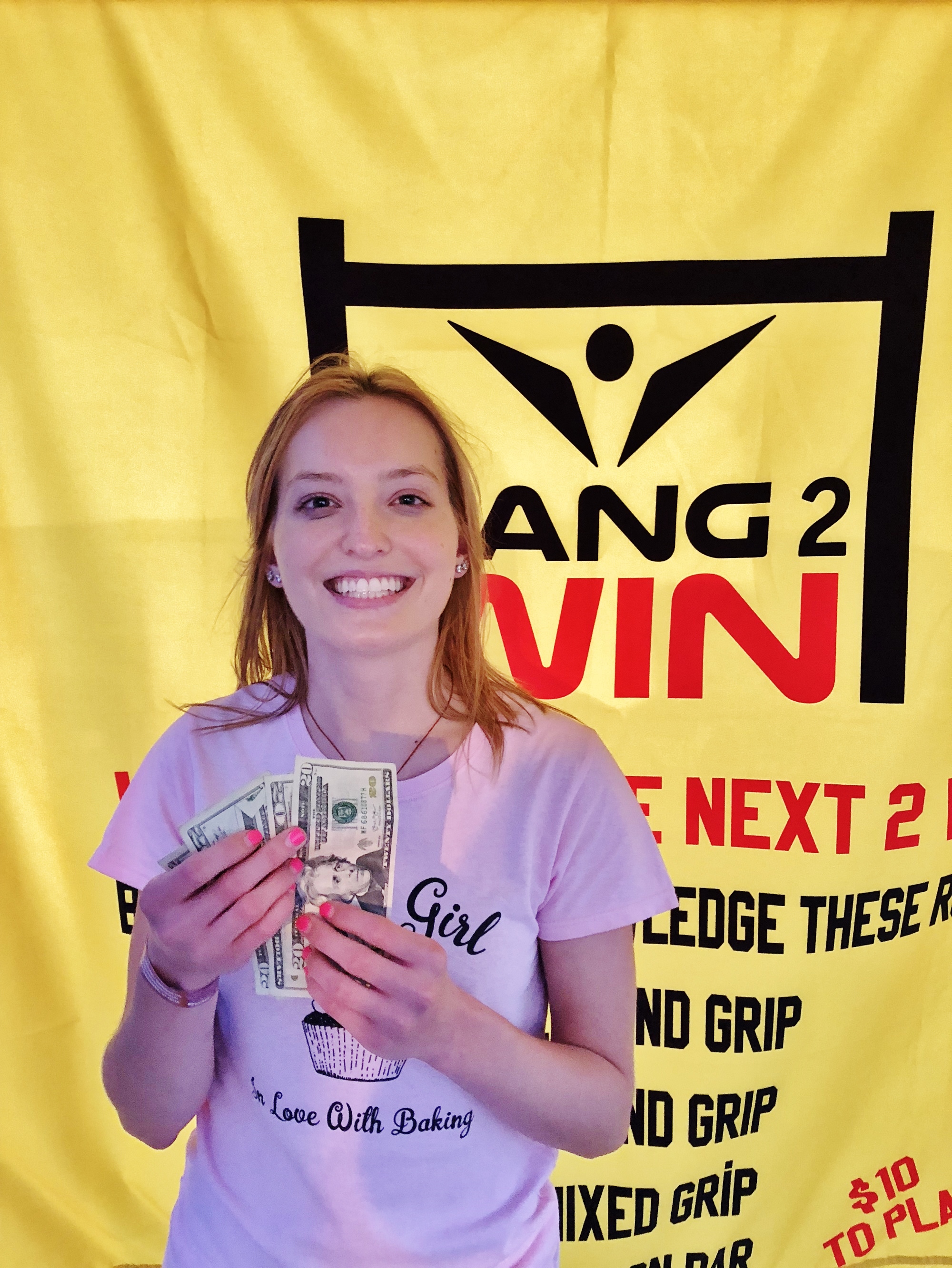 Hang Challenge participant at a Hang2Win event